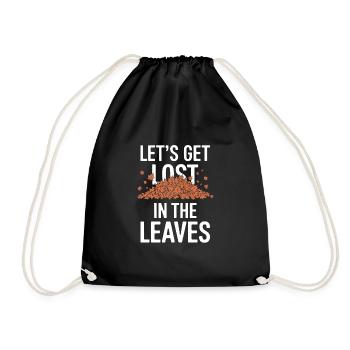 Flamboiement de couleurs automnal pour les amoureux de la nature et - Sac de sport léger - noir - Devant