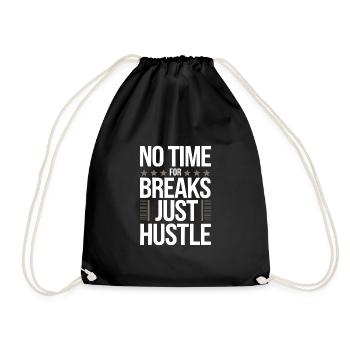 Agitation entrepreneuriale et bourreau de travail en affaires - Sac de sport léger - noir - Devant