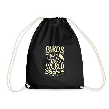 Passionné par le sauvetage des oiseaux et la faune sauvage - Sac de sport léger - noir - Devant