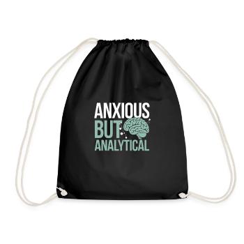 Understanding Psychology Mind and Behavior - Drawstring Bag - black - Front