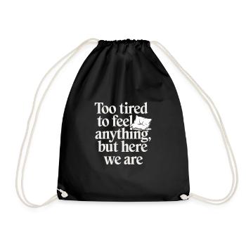 Introversion Style alternatif Émotionnel - Sac de sport léger - noir - Devant