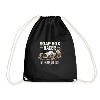 Boîte à savon alimentée par gravité Soap Box Racing Adventure pour le bricolage - Sac de sport léger - noir - Devant
