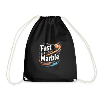Des aventures palpitantes de courses de billes pour les passionnés - Sac de sport léger - noir - Devant