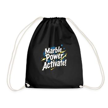 Des aventures palpitantes de courses de billes pour les passionnés - Sac de sport léger - noir - Devant
