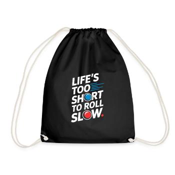 Des aventures palpitantes de courses de billes pour les passionnés - Sac de sport léger - noir - Devant
