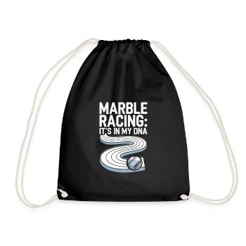 Des aventures palpitantes de courses de billes pour les passionnés - Sac de sport léger - noir - Devant
