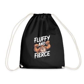 Furry Fandom Enthusiast Cosplay Fun and Fursuiting - Turnbeutel - Schwarz - Vorne