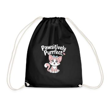 Furry Fandom Enthusiast Cosplay Fun and Fursuiting - Turnbeutel - Schwarz - Vorne