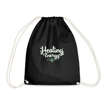 Guérison de la nature et bien-être grâce à - Sac de sport léger - noir - Devant