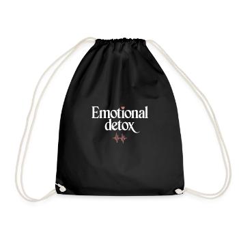 Emotional Healing Journey Towards Mindfulness and - Drawstring Bag - black - Front