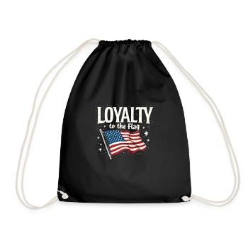Honor Veterans Day with Patriotism and Military - Drawstring Bag - black - Front