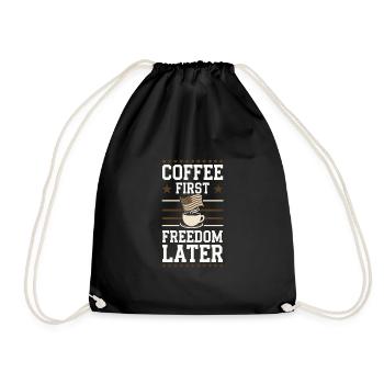 Honor Veterans Day with Patriotism and Military - Drawstring Bag - black - Front