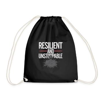 Honor Veterans Day with Patriotism and Military - Drawstring Bag - black - Front