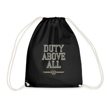Honor Veterans Day with Patriotism and Military - Drawstring Bag - black - Front