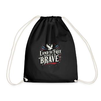 Honor Veterans Day with Patriotism and Military - Drawstring Bag - black - Front