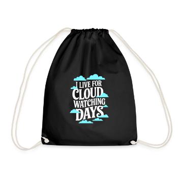 Observateur de tempêtes et météorologue amateur de météo - Sac de sport léger - noir - Devant
