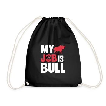 Rodeo Clown Entertainer Bull Riding And Rodeo - Drawstring Bag - black - Front
