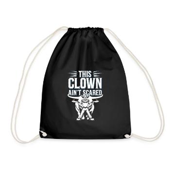Rodeo Clown Entertainer Bull Riding And Rodeo - Drawstring Bag - black - Front