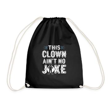 Rodeo Clown Entertainer Bull Riding And Rodeo - Drawstring Bag - black - Front