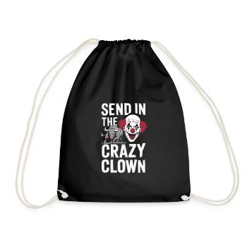 Rodeo Clown Entertainer Bull Riding And Rodeo - Drawstring Bag - black - Front