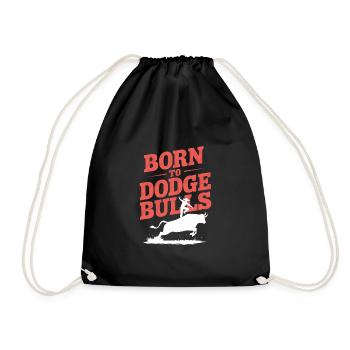 Rodeo Clown Entertainer Bull Riding And Rodeo - Drawstring Bag - black - Front