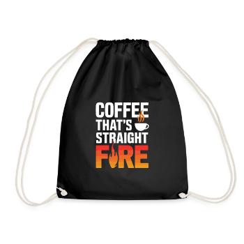 Amateurs de café Culture du café Café du matin Barista - Sac de sport léger - noir - Devant