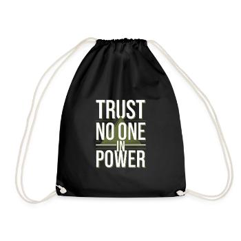 Global Conspiracy - Drawstring Bag - black - Front