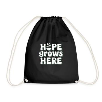 Optimisme climatique, Jour de la Terre, Durabilité - Sac de sport léger - noir - Devant