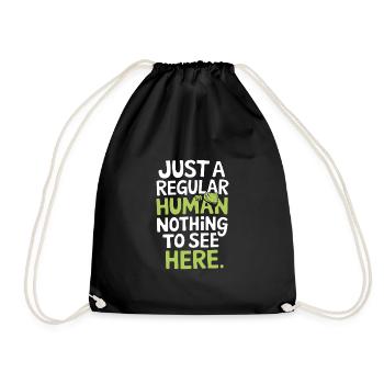 Lizard People Reptile Conspiracy And Secret - Drawstring Bag - black - Front
