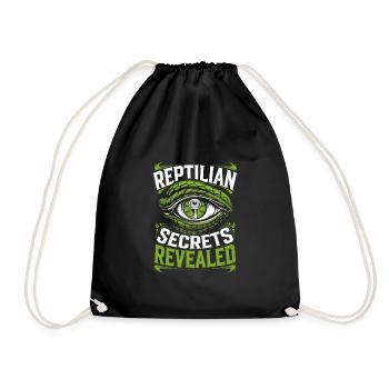 Lézard Peuple Reptile Conspiration Et Secret - Sac de sport léger - noir - Devant