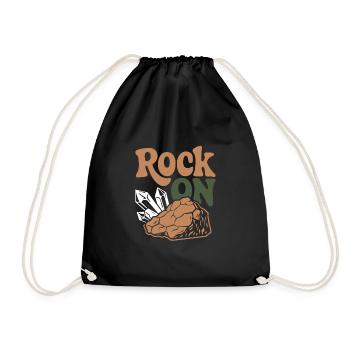 Passionné de collecte de géologie et de - Sac de sport léger - noir - Devant