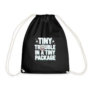 Propriétaire de furet, Amateur de furets, Bonbons - Sac de sport léger - noir - Devant