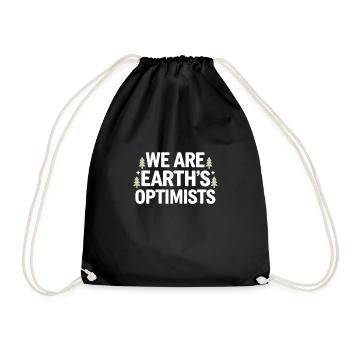 Optimisme climatique, Jour de la Terre, Durabilité - Sac de sport léger - noir - Devant