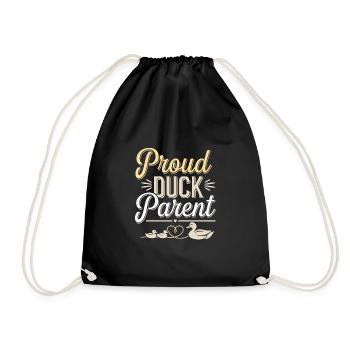 propriétaires de canards domestiques, amoureux des canards, - Sac de sport léger - noir - Devant