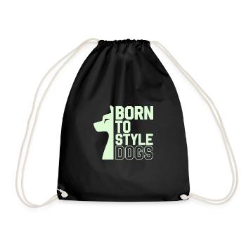 Passionné de soins pour chiens Soins et soins pour chiens - Sac de sport léger - noir - Devant