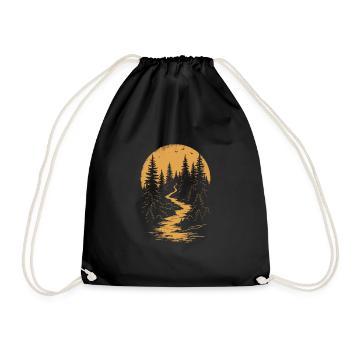 Des trails de course pour les amateurs de trail running - Sac de sport léger - noir - Devant