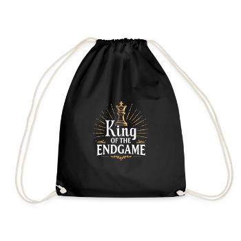 Chess Revival Movement Chess Lover Strategic - Drawstring Bag - black - Front