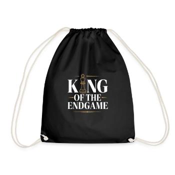 Chess Revival Movement Chess Lover Strategic - Drawstring Bag - black - Front