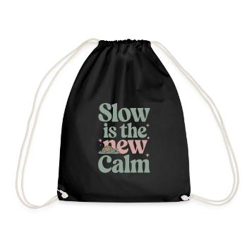 Turtle care for owners of - Drawstring Bag - black - Front