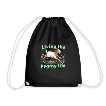 DIY mushroom enthusiasts Home mushroom cultivation - Drawstring Bag - black - Front