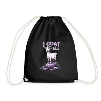DIY mushroom enthusiasts Home mushroom cultivation - Drawstring Bag - black - Front