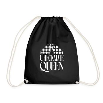 Chess Revival Movement Chess Lover Strategic - Drawstring Bag - black - Front