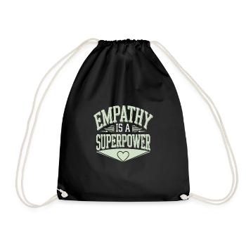 Emotional Intelligence Empathy Advocate Mindful - Turnbeutel - Schwarz - Vorne