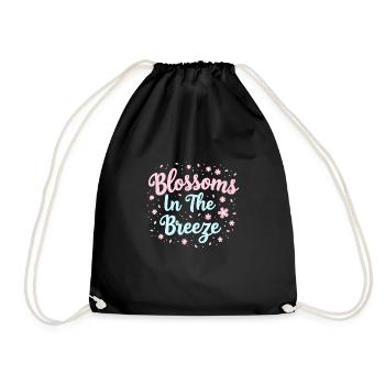 Cherry blossom enthusiast Sakura Lovers Springtime - Drawstring Bag - black - Front