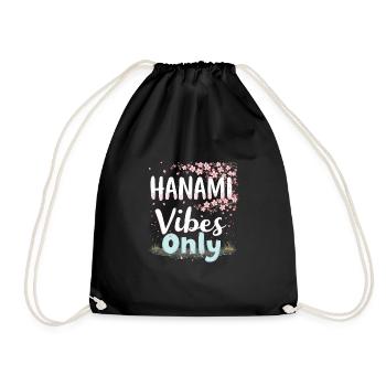 Cherry blossom enthusiast Sakura Lovers Springtime - Drawstring Bag - black - Front