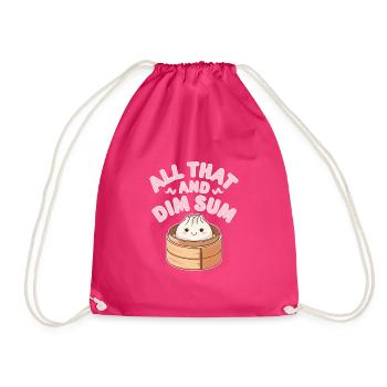 Dim Sum Lovers Cuisine Chinoise Et Dumplings - Sac de sport léger - fuchsia - Devant