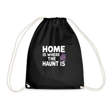 Cozy, Horror, Aesthetics, Spooky, Cozy - Drawstring Bag - black - Front