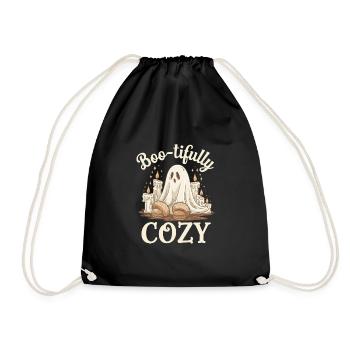 Cozy, Horror, Aesthetics, Spooky, Cozy - Drawstring Bag - black - Front