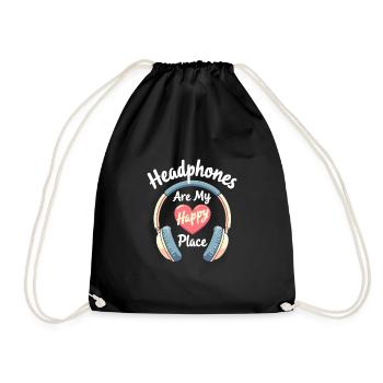 Accro aux écouteurs Un son immersif de qualité supérieure - Sac de sport léger - noir - Devant