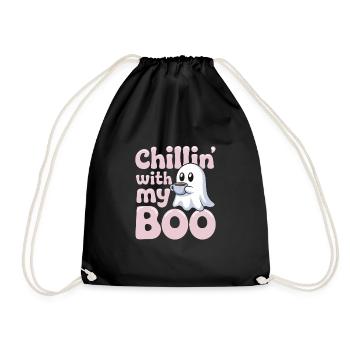 Paranormal Comédie Drôle Fantôme Humour Léger - Sac de sport léger - noir - Devant